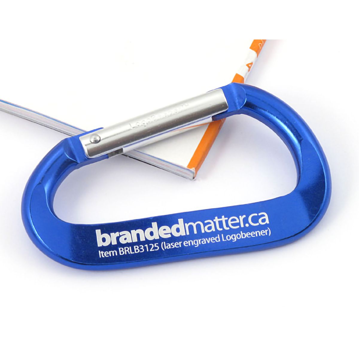 LogoBeener® 80mm Promotional Carabiners