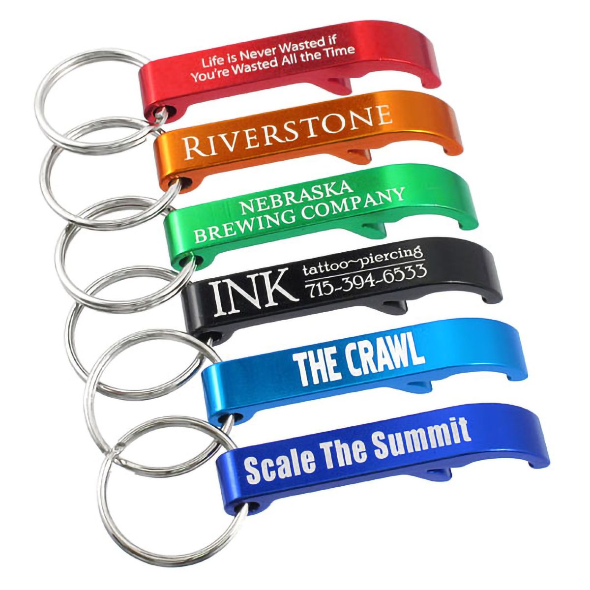 BevLever Bottle Opener Keychains