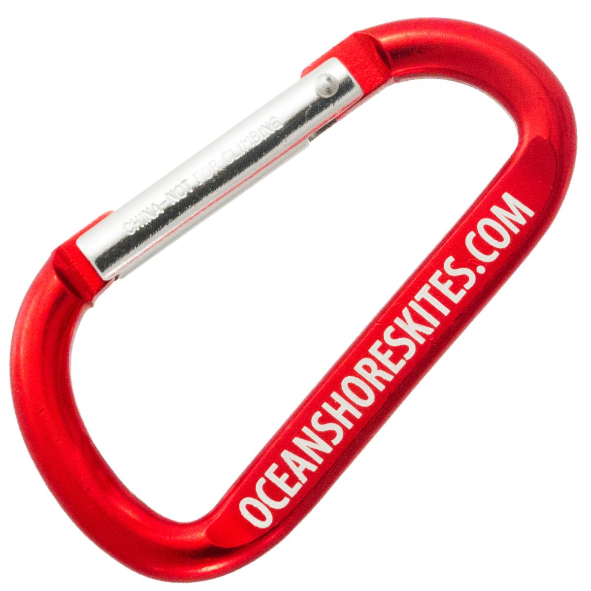 80mm carabiner keychain with customized engraving