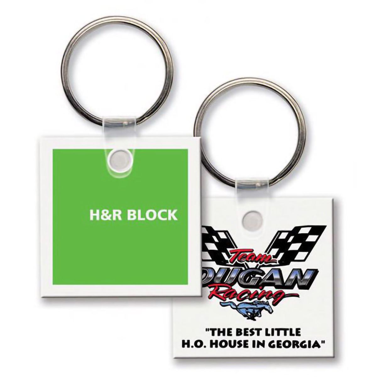 Square Promo Keychains