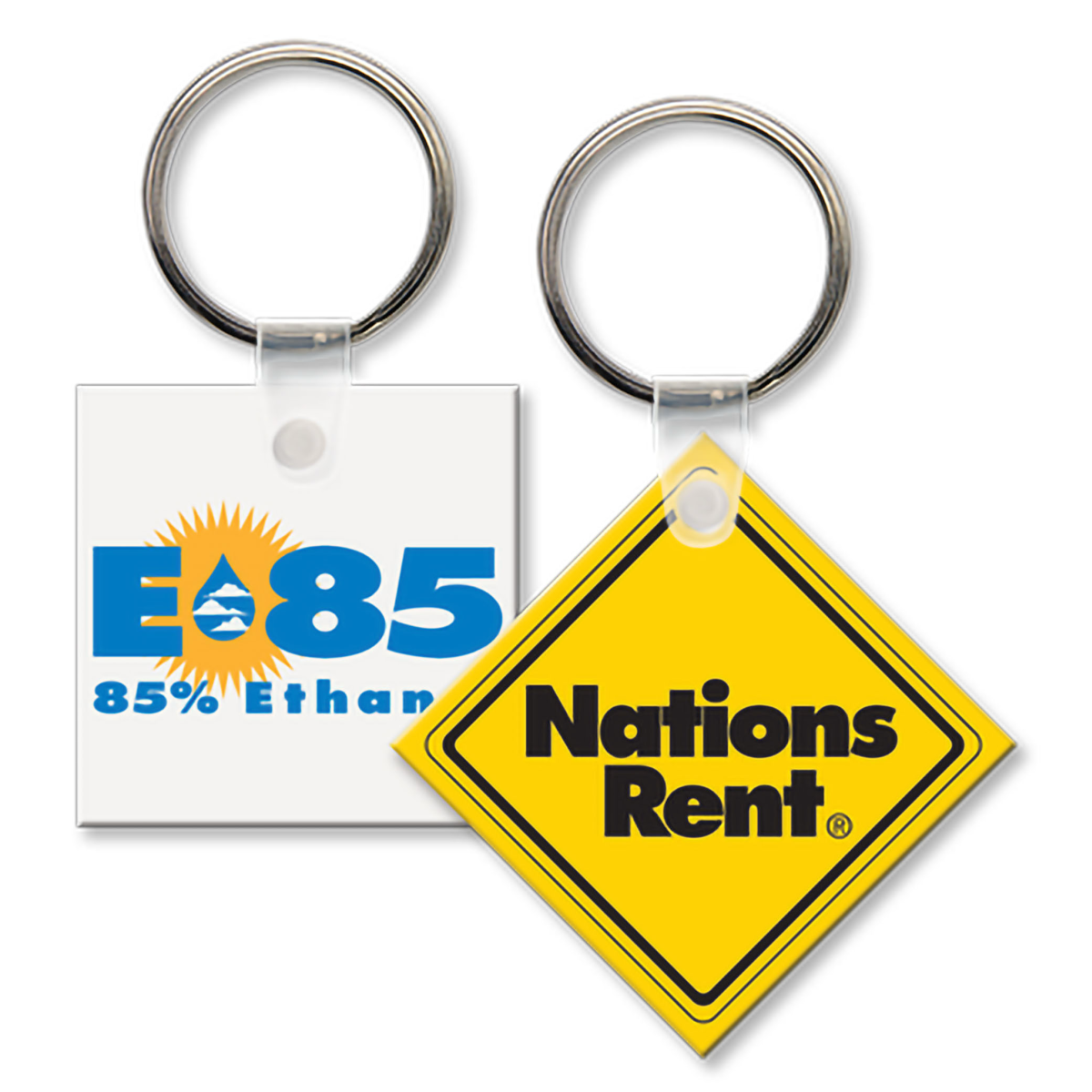 Square Promo Keychains