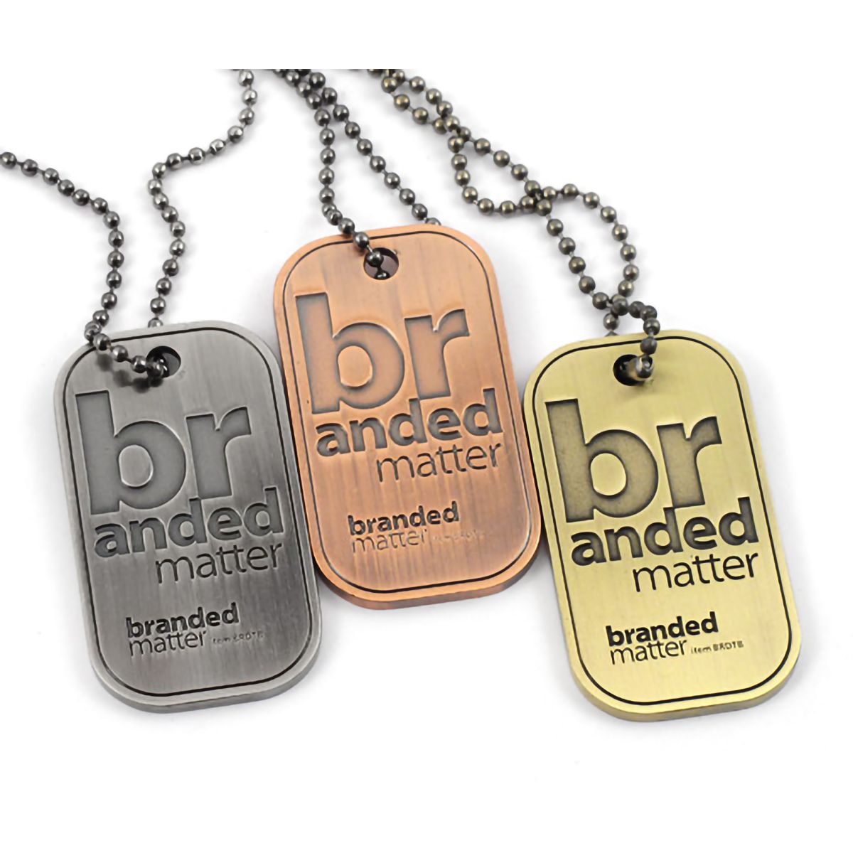 Antiqued Bulk Custom Dog Tags