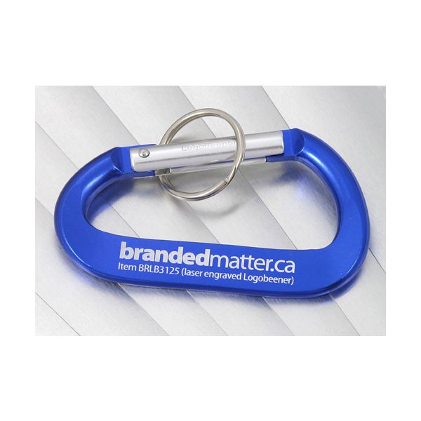 LogoBeener® 80mm Promotional Carabiners