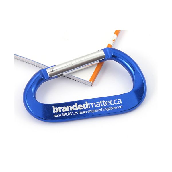 LogoBeener® 80mm Promotional Carabiners
