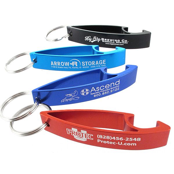 Aluma Custom Bottle Opener Keychains