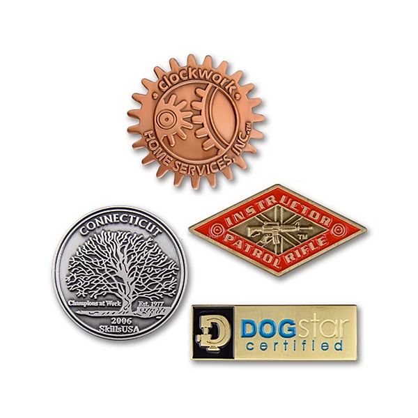 Antiqued Custom Lapel Pins