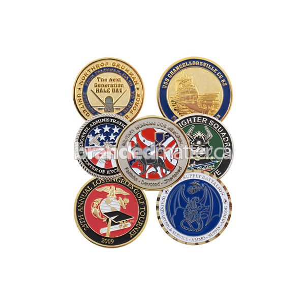 Soft Enamel Challenge Coins Custom Made