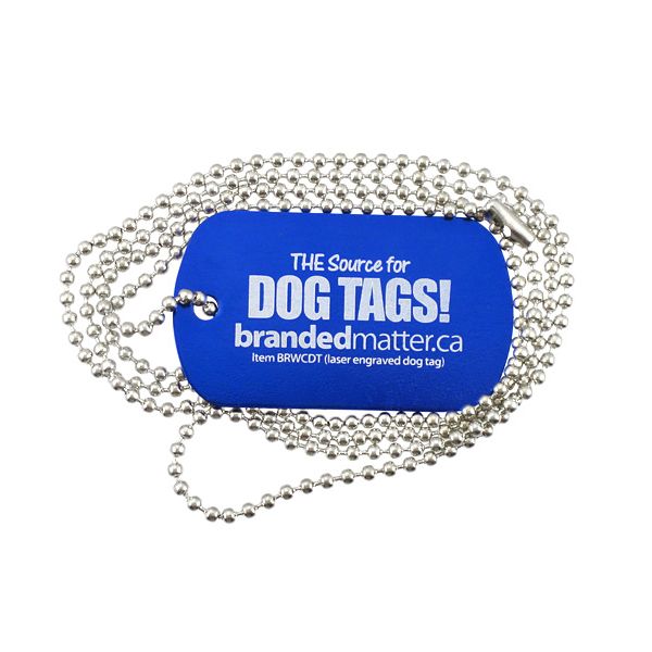 Rectangle Black Anodized Aluminum Blank Dog Tags – For Laser Engraving, Stamping, ID (Unisex)