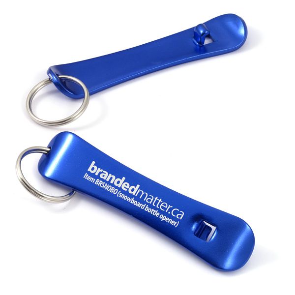 Snowboard Bottle Opener Keychains