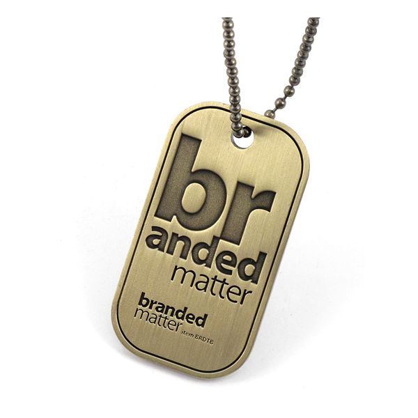 Antiqued Bulk Custom Dog Tags
