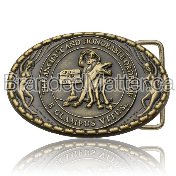 Custom Antiqued Belt Buckles