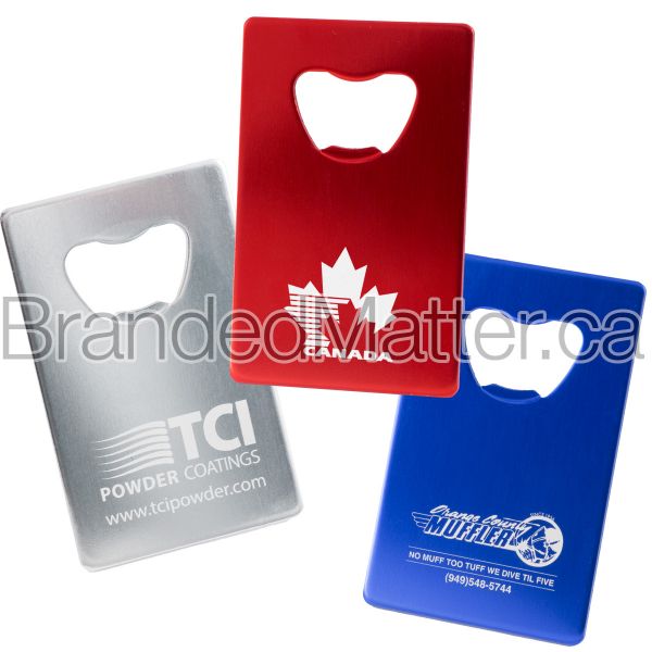 Credit Card Aluminum Wallet Bottle Openers