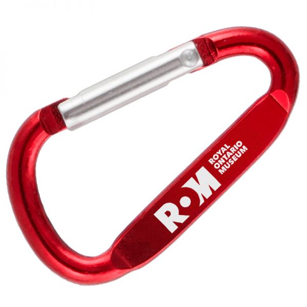 50mm carabiner keychain with customized engraving