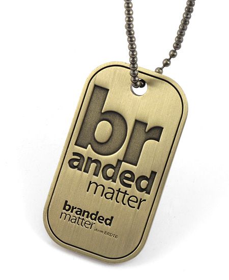 Antiqued Bulk Custom Dog Tags