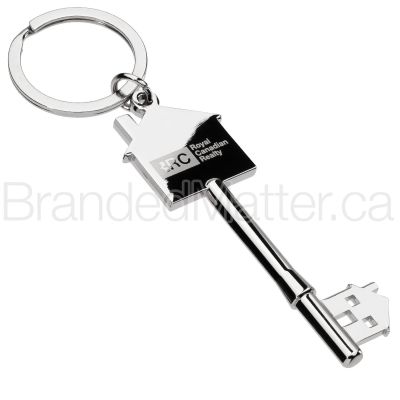 House Motif Engraved Keychains