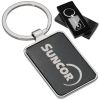 Onyx Rectangle Personalized Keychains