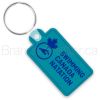 Large Rectangle with Tab Vinyl Keychains