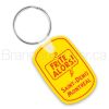 Classic Shape Vinyl Promo Keychains