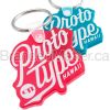 Custom Die Cut Shape Keychains in Vinyl