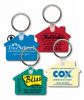 House Shape Vinyl Promo Keychains