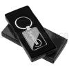 Onyx Rectangle Personalized Keychains