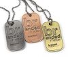 Antiqued Bulk Custom Dog Tags