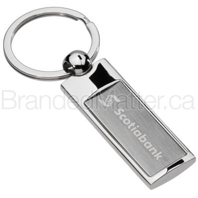 Classic Rectangle Shape Engraved Keychains