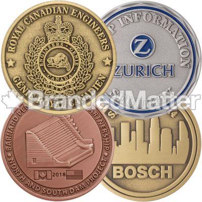 Antiqued Custom Coins