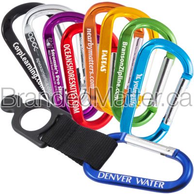 80mm Carabiners with Water Bottle Holder