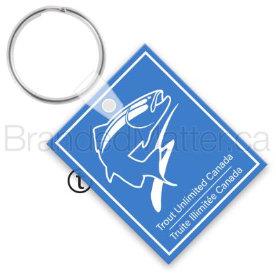 Rectangle Soft Vinyl Keychains