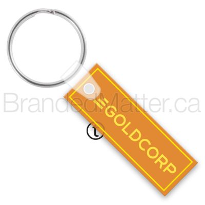 Long Rectangle Soft Vinyl Keychains