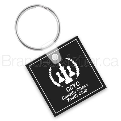 Square Soft Vinyl Keychains