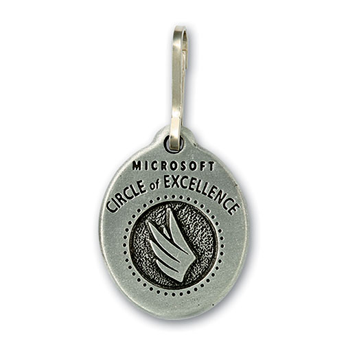 Pewter Zipper Pulls 25mm